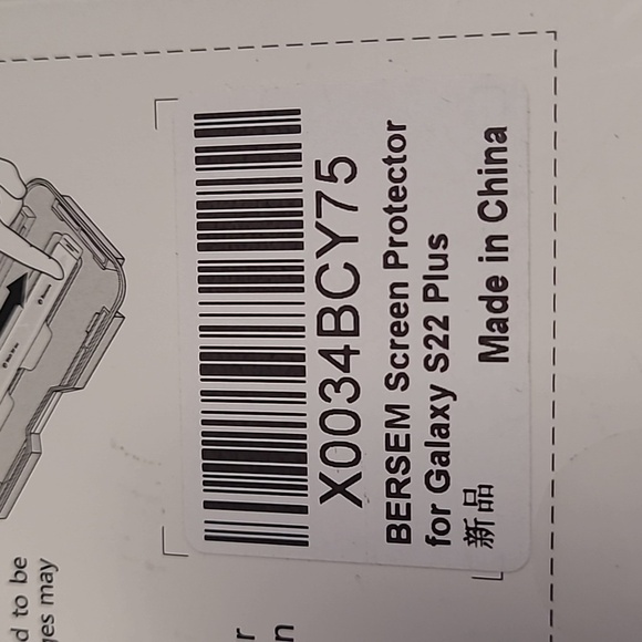 TEMPERED Glass Screen Protectors for Samsung Galaxy S22 Plus - New in Opened Box - Picture 6 of 9